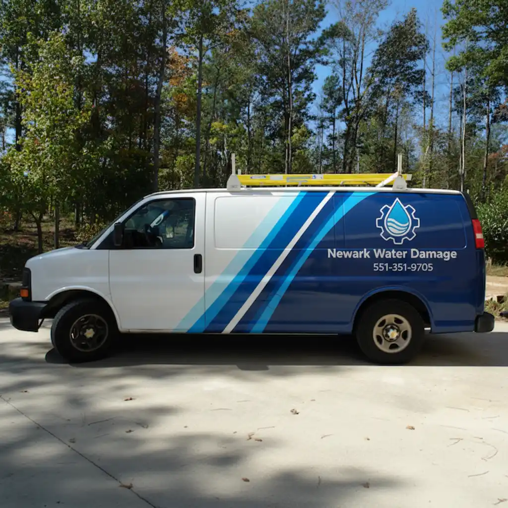 Newark Water Damage service vehicle ready for emergency water extraction in Newark, NJ